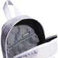 adidas Linear Mini Backpack Small Travel Bag Discontinued, Purple Tint/White, OSFA