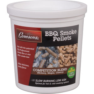 Camerons Smoking Wood Pellets (Competition Blend, 1 Pint)- Kiln Dried BBQ Pellets - 100% All Natural Barbecue Wood for Smoker Grill & Pellet Grill- Infuse Smokey Flavor in Food - Grilling Gift for Dad