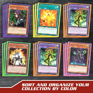 Buy now Monster Protectors Card Sleeves(300 Pack) -Small Size(64mm x 89mm) Bright Multi-Color Set of Card Protectors-Compatible with Yugioh & other Collectible TCGs & Sports Cards- Keep cards safe during play at indiglob india