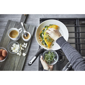 GreenPan Rio Healthy Ceramic Nonstick 10" Frying Pan Skillet, PFAS-Free, Dishwasher Safe, Black