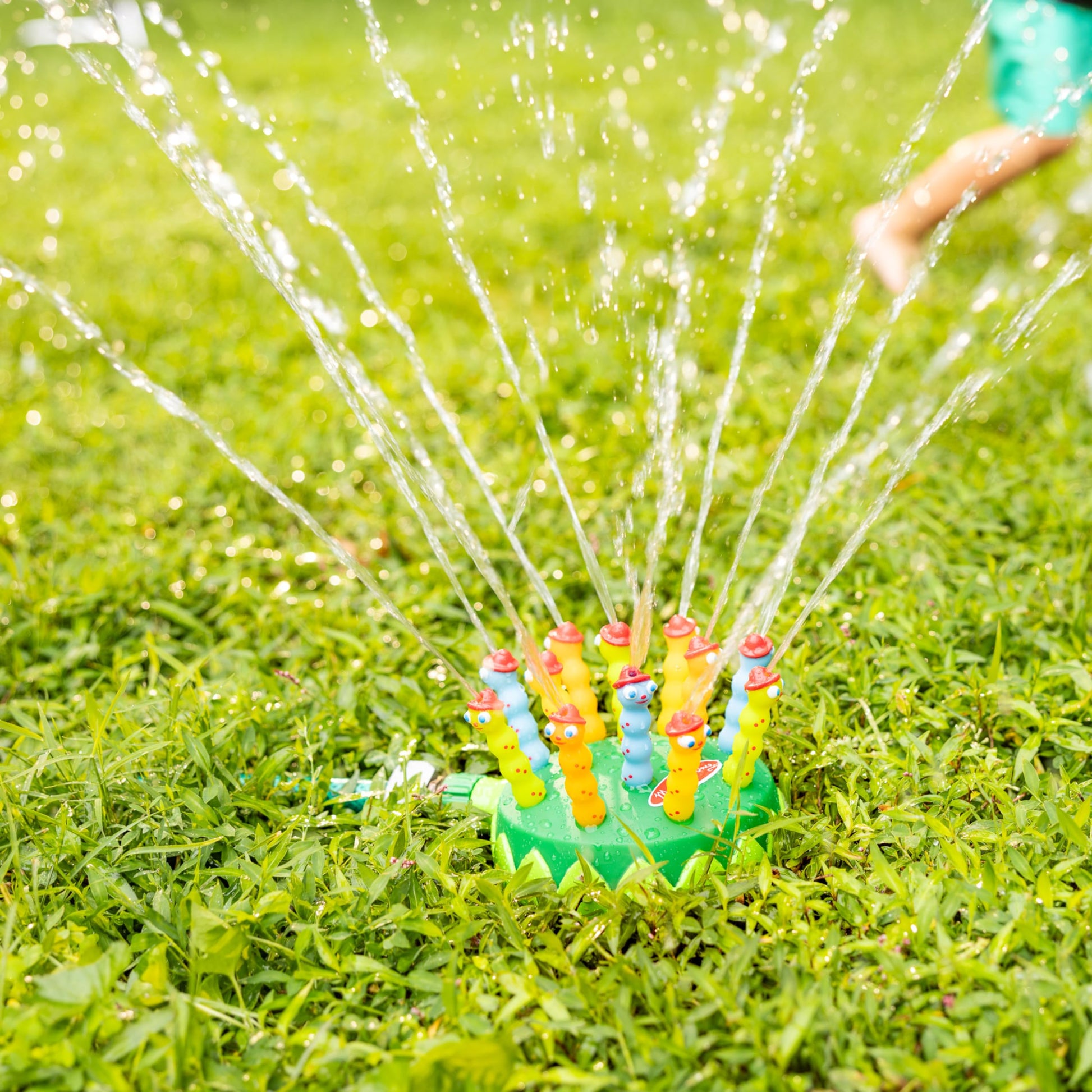 Buy now Melissa & Doug Sunny Patch Splash Patrol Sprinkler Toy with Hose Attachment at indiglob india