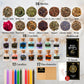 Buy now Wyspell Witchcraft Supplies Kit for Witch Altar 54PCS - Spell Candles for Witches - Crystals Spell Jars for Witches - Herbs for Spells - Beginner Witch Starter Box - Witchcraft Kit at indiglob india