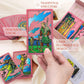 Tarot Cards for Beginners Pink Tarot Cards with Guide Book Gold Foil with Meanings on Them 78 Classic Origina Waterproof Rider Waite Taro Deck Fortune Telling Game（Pink）