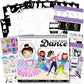 Fashion Angels I Love Fashion Sketch Portfolio, Includes Sketch Pad with Stencils & Stickers, Fashion Design Sketch Book for Girls, Ideal Drawing Kit for Kids