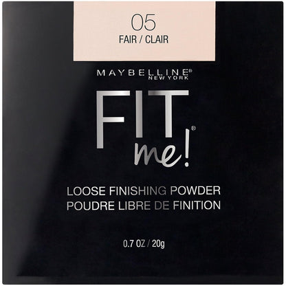 Maybelline Fit Me Loose Setting Powder, Face Powder and Finishing Makeup, Fair Light, 1 Count
