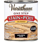 Buy now Varathane 225250H Oil-Based One Step Stain + Poly, Quart, Dark Walnut Quart (Pack of 1) Golden Oak at indiglob india