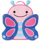 Buy now Skip Hop Toddler Backpack, Zoo Preschool Ages 3-4, Dog Butterfly Mini Backpack at indiglob india