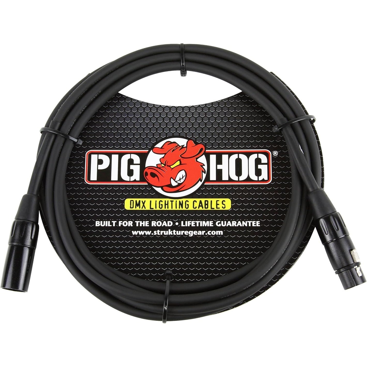 Pig Hog PHDMX10 3 Pin DMX Lighting Cable, 10 Feet