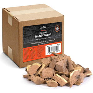 Camerons All Natural Apple Wood Chunks for Smoking Meat -840 Cu. in. Box, Approx 10 Pounds- Kiln Dried Large Cut BBQ Wood Chips for Smoker - Barbecue Chunks Smoker Accessories