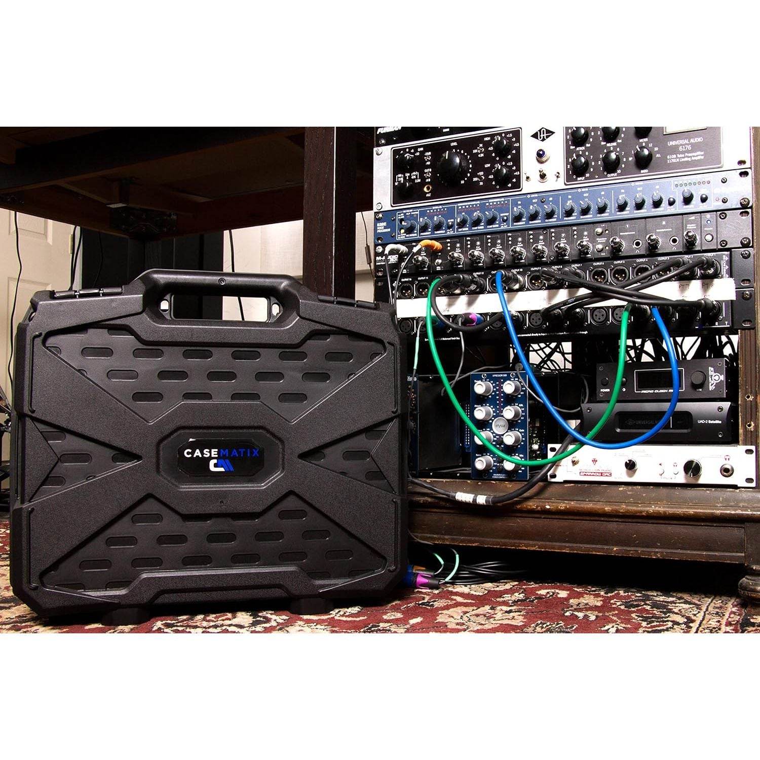 CASEMATIX Mixer Travel Case Compatible with ZOOM PodTrak P8, LiveTrak L8 - Hard Shell Case with Impact-Absorbing Foam Interior - My Store