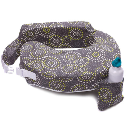 My Brest Friend Original Nursing Pillow Enhanced Ergonomics Essential Breastfeeding Pillow Support For Mom & Baby W/ Convenient Side Pocket, Double Straps & Slipcover, Fireworks
