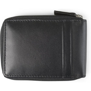 Tommy Hilfiger Mens Oxford Ziparound Wallet,Black,,One Size
