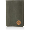 Timberland Men's Nylon Trifold Wallet - Olive