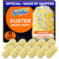Swiffer Dusters Refill for Cleaning, Feather & Microfiber Duster Disposable Alternative, For Dusting Furniture, Blinds, Ceiling Fans, Walls, Helps Remove Allergens, Heavy Duty, Unscented, 11ct