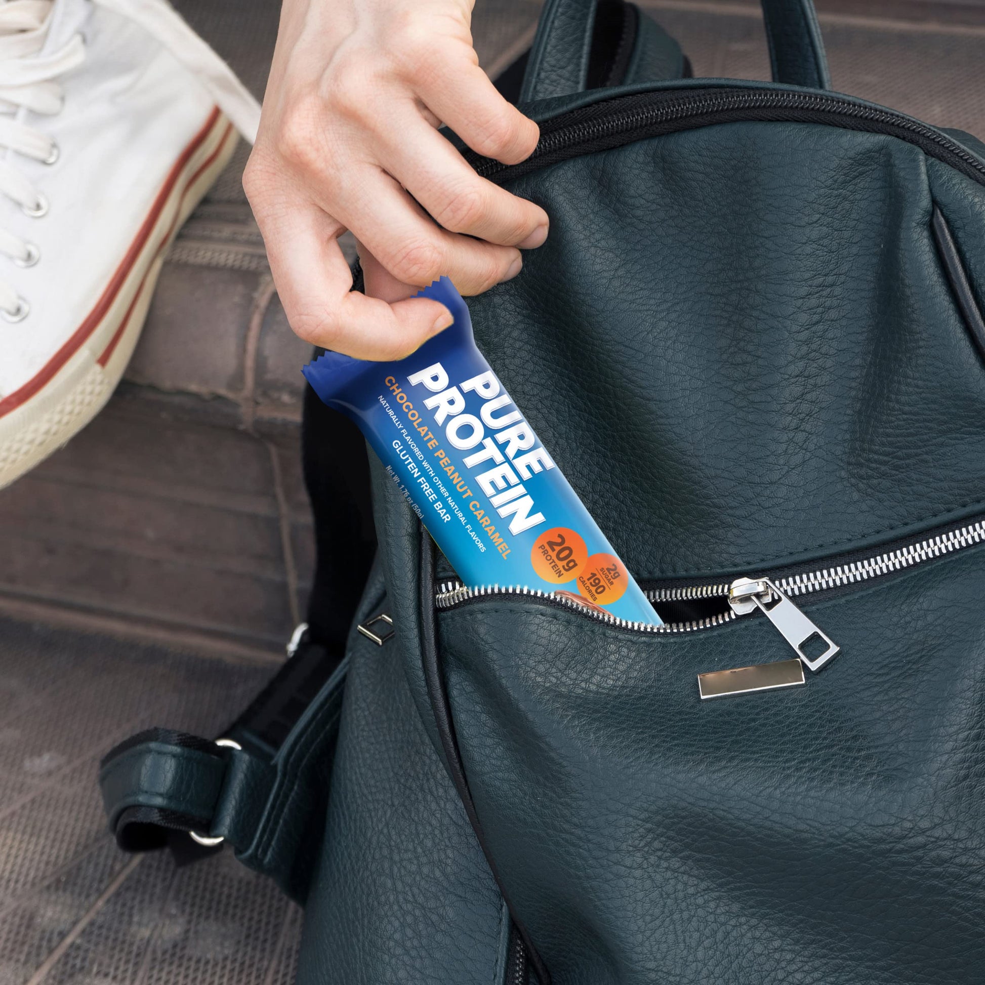Buy now Pure Protein Chocolate Peanut Caramel Protein Bars – 20g Protein, 3g Sugar, 190 Calories (12 count) Low Sugar* High Protein Snack - Gluten Free - Perfect for a Healthy Snack at indiglob india
