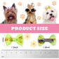 YAKA 60PCS (30 Paris) Cute Puppy Dog Small Bowknot Hair Bows with Metal Clips Handmade Hair Accessories Bow Pet Grooming Products (60 Pcs,Cute Patterns)