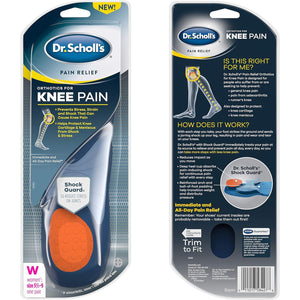 Dr. Scholl's Knee Pain Relief Orthotics // Immediate and All-Day Knee Pain Relief Including Pain from Runner’s Knee (for Women's 5.5-9, Also Available for Men's 8-14)