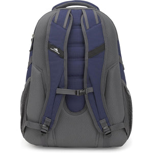 High Sierra Access 2.0 Laptop Backpack, True Navy/Mercury, One Size Dark Blue