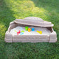 Buy now Step2 Naturally Playful Sandbox II, Kids Sand Activity Sensory Play Pit, Summer Outdoor Toys, 7 Piece Water Toy Accessories, for Toddlers 1+ Years Old at indiglob india