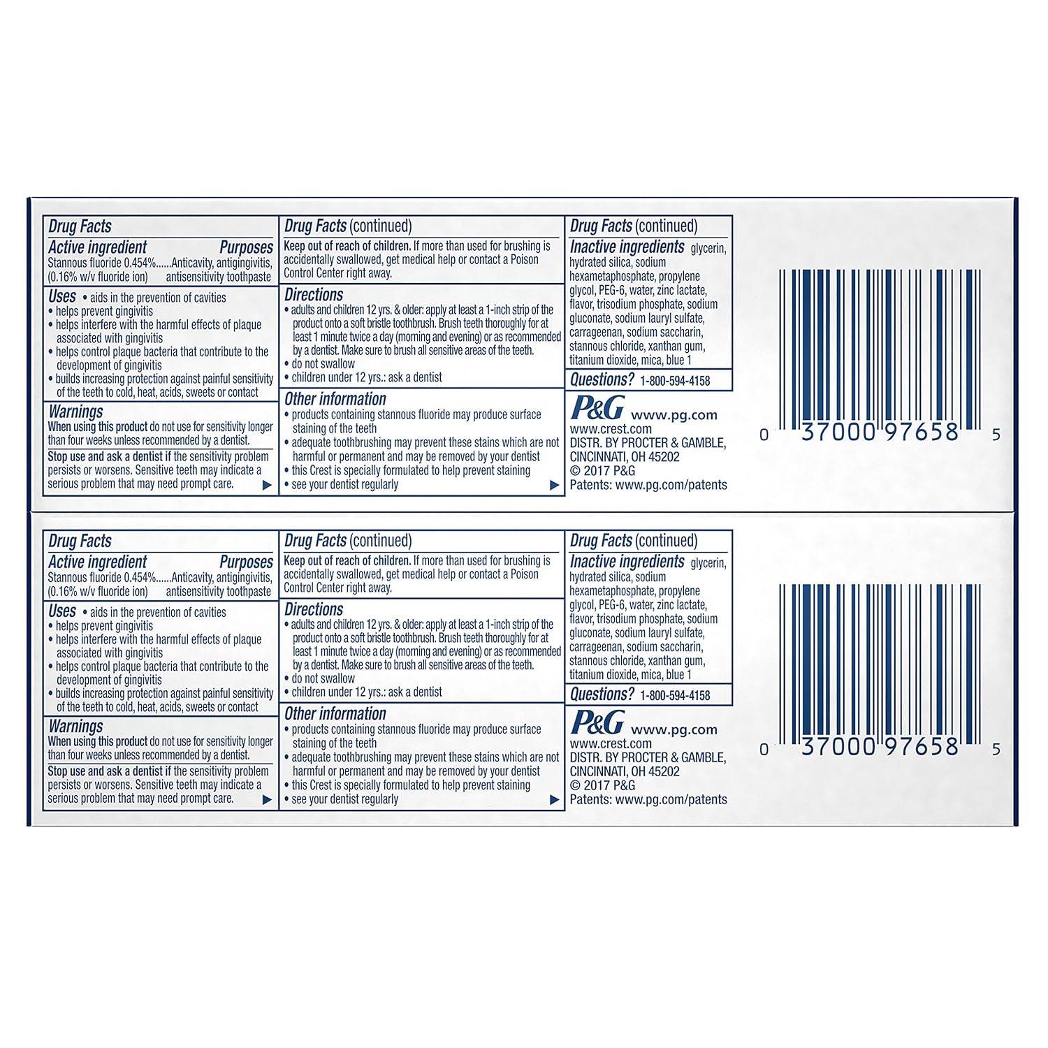 Crest Pro-Health Advanced Gum Protection Toothpaste, 3.5oz, Twin Pack - My Store