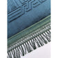 Prayer Rug Muslim Mat Islamic - Thick Large Padded Sajadah for Kids Men Women with Islam Prayer Beads for Eid Travel Ramadan, Soft Luxury Great for Knees and Forehead(Green)