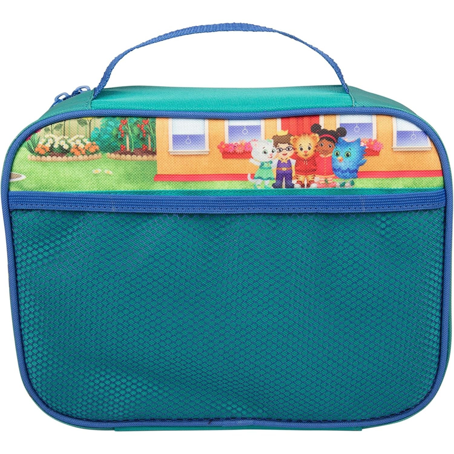Buy now Daniel Tiger's Neighborhood Insulated Lunch Sleeve - Reusable Heavy Duty Tote Bag w Mesh Pocket - Swing with Friends at indiglob india
