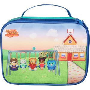 Buy now Daniel Tiger's Neighborhood Insulated Lunch Sleeve - Reusable Heavy Duty Tote Bag w Mesh Pocket - Swing with Friends at indiglob india