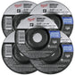 Buy now Milwaukee 5 Pack - 4 1 2 Grinding Wheel For Grinders - Aggressive Grinding For Metal & Stainless Steel - 4-1/2" x 1/4 x 7/8-Inch | Depressed at indiglob india