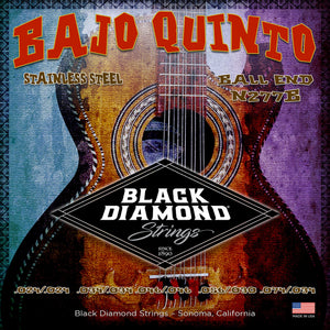 Buy now Black Diamond Strings?? N277B Bajo Quinto Stainless Ball End .024 | .034 .046 .056 030 .074 at indiglob india