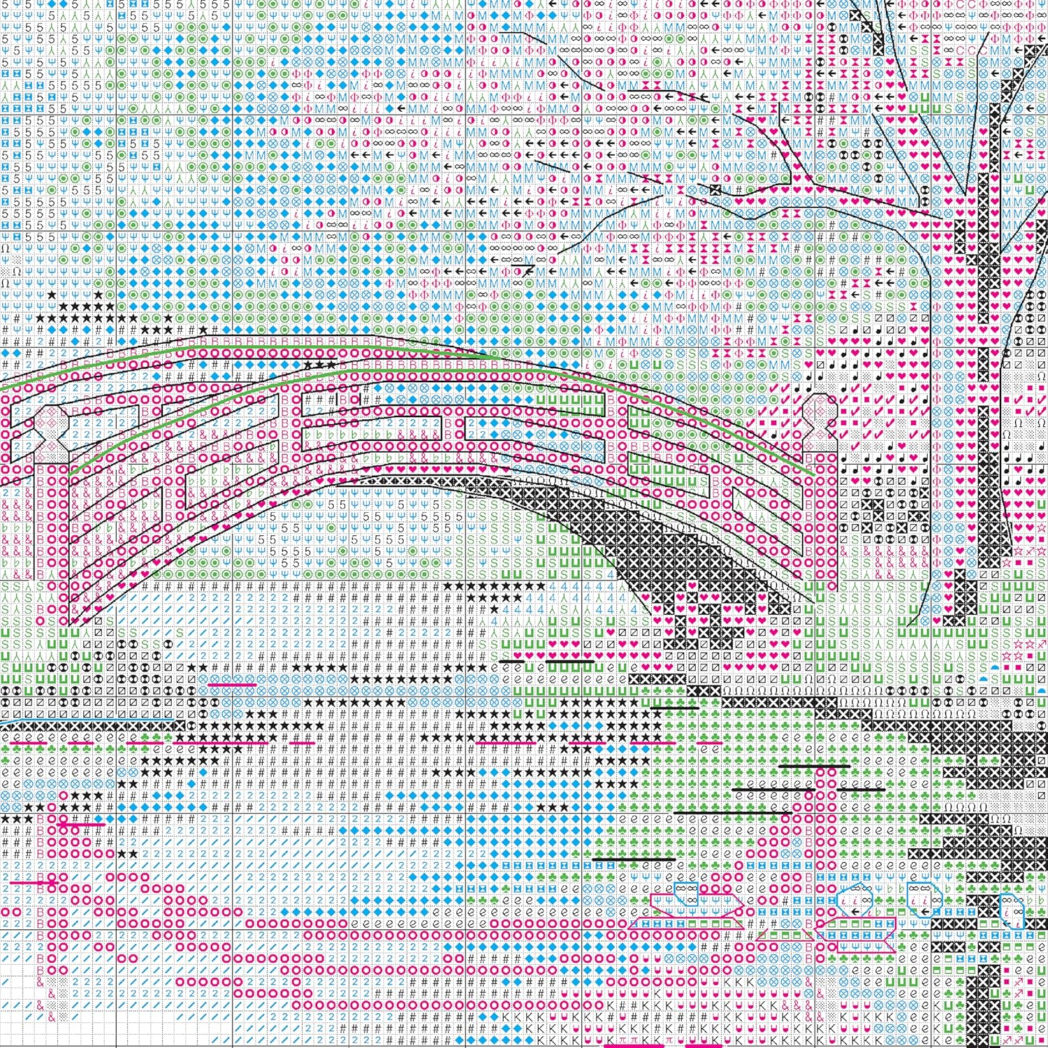 Buy now Dimensions Gold Collection Counted Cross Stitch Kit, Japanese Flower Garden, 16 Count Light Blue Aida, 12'' x 16'' at indiglob india